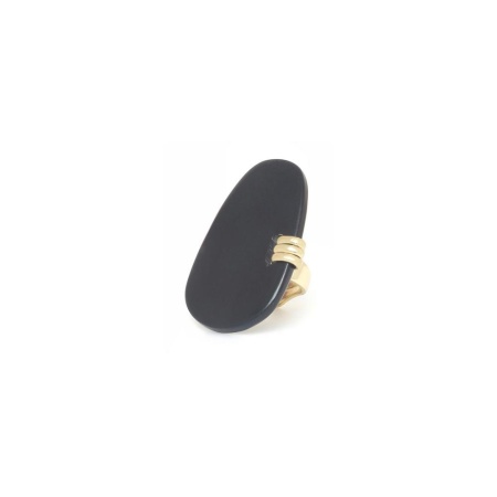 Кольцо Nature Bijoux, Sicilia, разъемное, с накладкой из рога, NB25.2-19-25886 черный