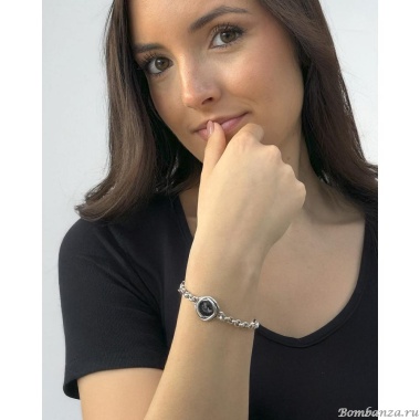 Браслет Tra-la-ra, Tuareg, с кристаллом, TLR25-252P013 серый