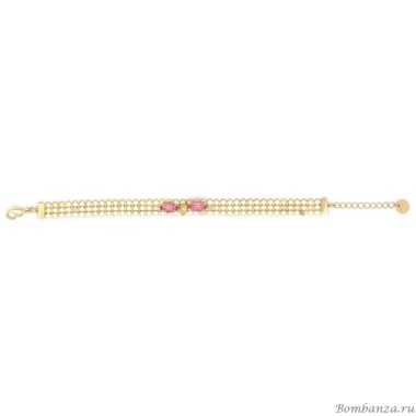 Браслет Franck Herval, Irene, с кристаллами Swarovski, FH24.2-13-72742 золотистый