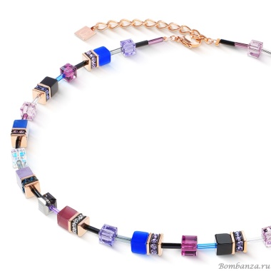 Колье Coeur de Lion, Purple-Blue, 2838/10-0807 Колье Coeur de Lion, Purple-Blue, 2838/10-0807