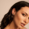 Пуссеты VIDDA, Celebrity, с австрийским кристаллом, VD26.1-01498 голубой