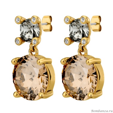 Серьги Dyrberg Kern, NICOLA SG GREY/GOLDEN, 450148 Серьги Dyrberg Kern, NICOLA SG GREY/GOLDEN, 450148