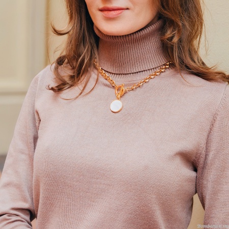 Колье Fiore Luna, Bella White Shell