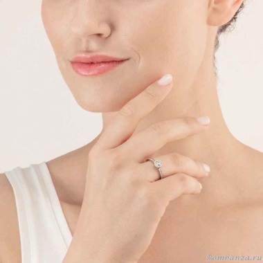 Кольцо Coeur de Lion, Crystal-Silver 16.5 мм 0228/40-1817 52 Кольцо Coeur de Lion, Crystal-Silver 16.5 мм 0228/40-1817 52