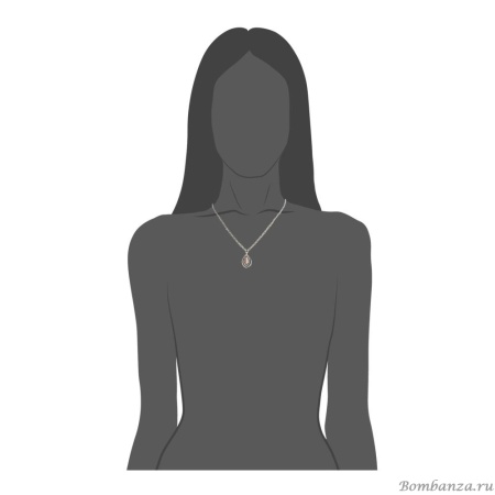 Колье Ciclon, Luminaria, цепь, подвеска со вставкой из муранского стекла, металл, CN-182823 (коричневый) Колье Ciclon, Luminaria, цепь, подвеска со вставкой из муранского стекла, металл, CN-182823 (коричневый)