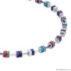 Колье Coeur de Lion, Blue-Red, 4409/10-0703