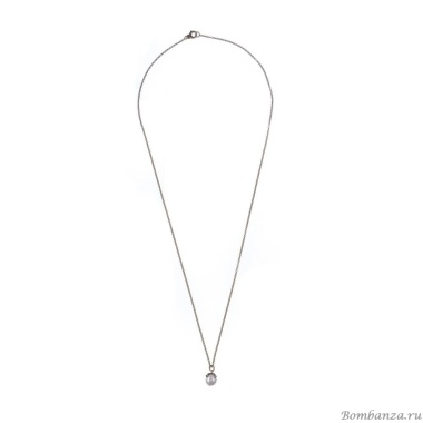 Колье Alcozer&J, бусина майорка, гранат, Swarovski, AL2312-C5361C золотистый