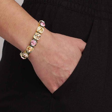 Браслет Dyrberg Kern, CONIAN SG PEACH/ROSE, 420113 R/G