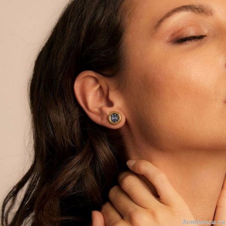 Пуссеты VIDDA, Celebrity, с австрийским кристаллом, VD22-01498 синий