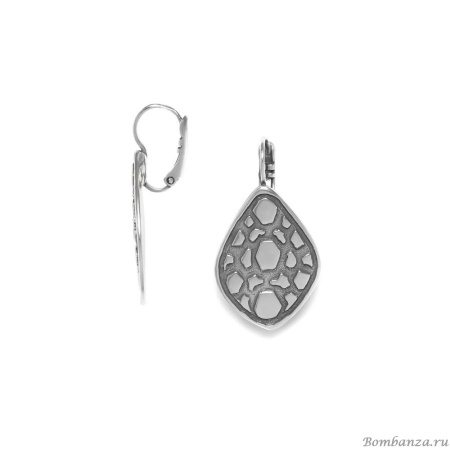Серьги ORI TAO, Tortuga, текстурированный металл, OT24.1-12-30844 серебристый Серьги ORI TAO, Tortuga, текстурированный металл, OT24.1-12-30844 серебристый