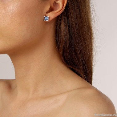 Серьги Dyrberg Kern, CLARA SS LIGHT BLUE, 420085 Серьги Dyrberg Kern, CLARA SS LIGHT BLUE, 420085