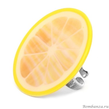 Кольцо Nature Bijoux, Citrus, разъемное, "Лимонная фантазия", перламутр, NB20.1-19-23735