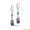Серьги Coeur de Lion, Blue-Green 4905/20-0705. Германия