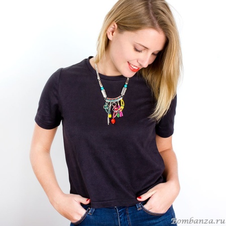 Колье Taratata, Auguate, цветное, TT-E18-08119-10M