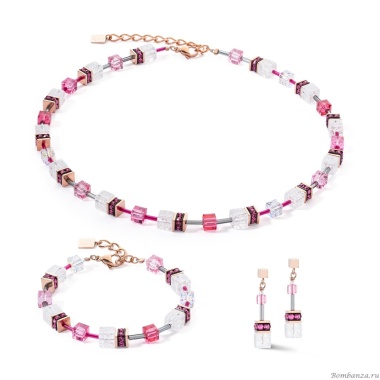 Колье Coeur de Lion, Pink, 3018/10-0400 Колье Coeur de Lion, Pink, 3018/10-0400