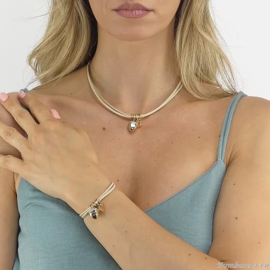 Браслет Boccadamo, KBR019DO BR/G, Италия