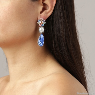 Серьги Dyrberg Kern, MISIA SS LIGHT BLUE_PASTEL, 460514 Серьги Dyrberg Kern, MISIA SS LIGHT BLUE_PASTEL, 460514