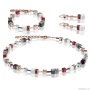 Браслет Coeur de Lion, White&Red Swarovski 4013/30-0300. Германия