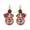Серьги TARATATA, Manufacture, со смолой и стеклянными бусинами, TT-W23-01707-203 розовый Серьги TARATATA, Manufacture, со смолой и стеклянными бусинами, TT-W23-01707-203 розовый