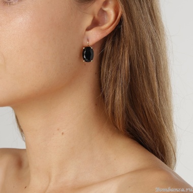 Серьги Dyrberg Kern, CHANTAL SG BLACK, 430084 Серьги Dyrberg Kern, CHANTAL SG BLACK, 430084