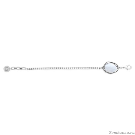 Браслет ORI TAO, Reflet, с перламутром, OT25.2-13-69405 серебристый