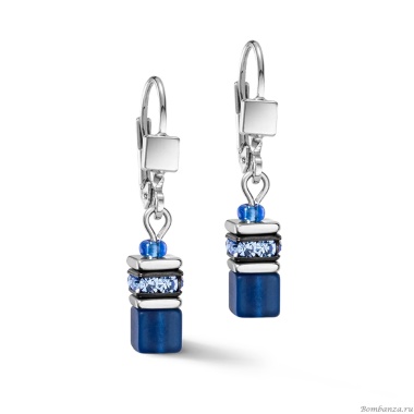 Серьги Coeur de Lion, Blue, 2800/20-0700 Серьги Coeur de Lion, Blue, 2800/20-0700