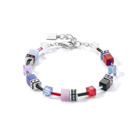 Браслет Coeur de Lion, Red-blue-lilac, 2838/30-0330