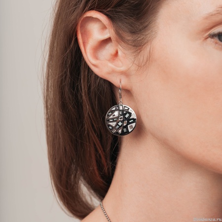 Серьги Fiore Luna, AE00230-1 BW/S