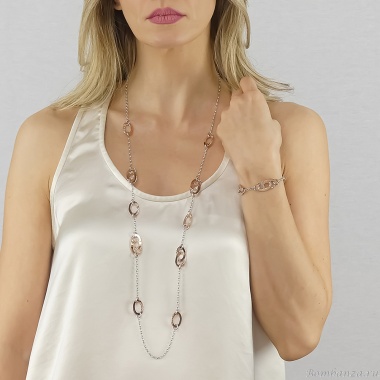 Колье Boccadamo, XGR643RS BW/S/RG Колье Boccadamo, XGR643RS BW/S/RG, Италия