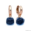 Серьги Qudo, Firenze dark blue 300197 BL/RG