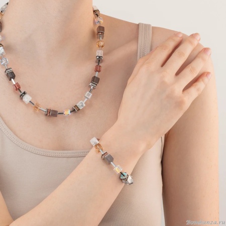Браслет Coeur de Lion, Cognac-Beige 4505/30-1130 Браслет Coeur de Lion, Cognac-Beige 4505/30-1130. Германия