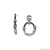 Серьги Nature Bijoux, Blue pearl, с перламутром, жемчугом и кожей, NB24.2-12-79413 черный Серьги Nature Bijoux, Blue pearl, с перламутром, жемчугом и кожей, NB24.2-12-79413 черный