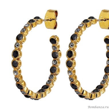 Серьги Dyrberg Kern, NANDITA SG BLACK, 470140 Серьги Dyrberg Kern, NANDITA SG BLACK, 470140