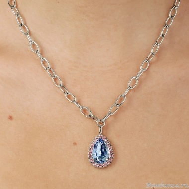 Колье Dyrberg Kern, METTA SS LIGHT BLUE/ROSE, 440103