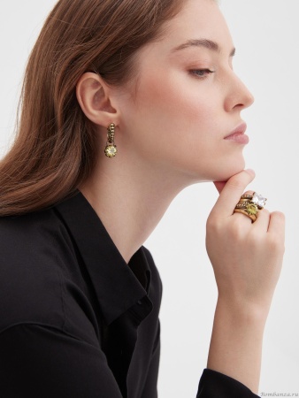 Кольцо Fiore di Firenze SEGRETI DELL'OCEANO AN0588-0434-2PT GIALLO