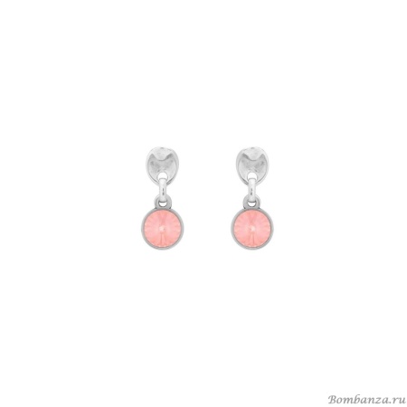 Серьги VIDDA, Lily, с кристаллом Swarovski, VD25.1-02086 розовый
