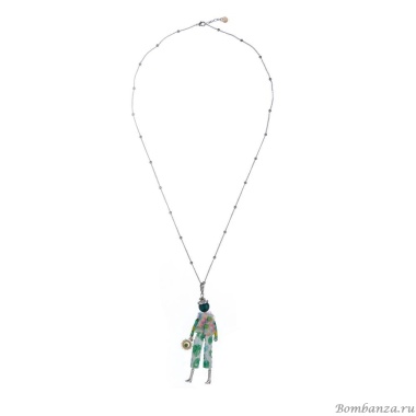 Подвеска Miamelie, кукла Оливия, MiA-2308-CL5532-1 серебристый Подвеска Miamelie, кукла Оливия, MiA-2308-CL5532-1 серебристый
