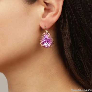 Серьги Dyrberg Kern, FIORA SG LIGHT ROSE, 440065 Серьги Dyrberg Kern, FIORA SG LIGHT ROSE, 440065