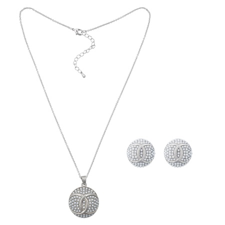 Комплект Fiore Luna, колье+серьги, SG208408E-002 S