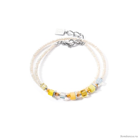 Браслет Coeur de Lion, Joyful Colours White Yellow, 4564/30-0100. Германия