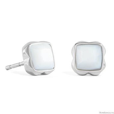 Серьги Coeur de Lion, White quartz (April), 1300/21-1400 Серьги Coeur de Lion, White quartz (April), 1300/21-1400