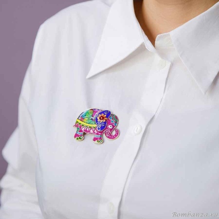 Брошь Shadore, Слон