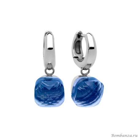 Серьги Qudo, Firenze light sapphire 300186 BL/S