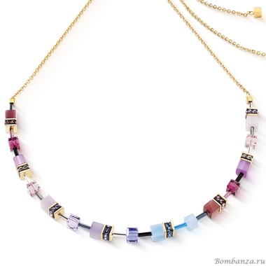 Колье Coeur de Lion, Purple-Blue, 3030/10-0807 Колье Coeur de Lion, Purple-Blue, 3030/10-0807