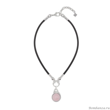 Колье VIDDA, Hera, кожаное, с розовым кварцем, VD25.1-02163201 розовый, 55см Колье VIDDA, Hera, кожаное, с розовым кварцем, VD25.1-02163201 розовый, 55см