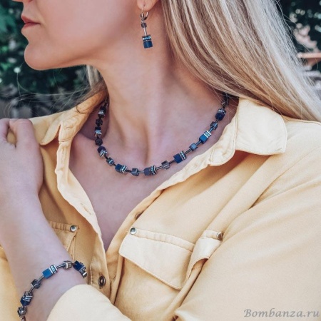 Колье Coeur de Lion, Navy Blue, 4322/10-0722. Германия