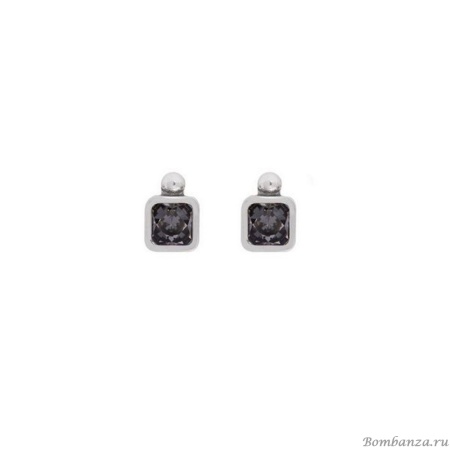 Серьги VIDDA, Caramel, с кристаллом Swarovski, VD22-00859 серый