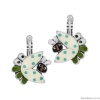 Серьги TARATATA, Tapette, с цветной смолой, TT-T23-01706-10M серебристый Серьги TARATATA, Tapette, с цветной смолой, TT-T23-01706-10M серебристый
