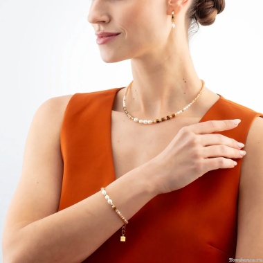Колье Coeur de Lion, Brown-Beige, 1135/10-1110 Колье Coeur de Lion, Brown-Beige, 1135/10-1110