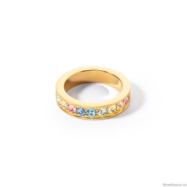 Кольцо Coeur de Lion, Multicolor Pastel Gold 18.5 мм 0131/40-1590 58